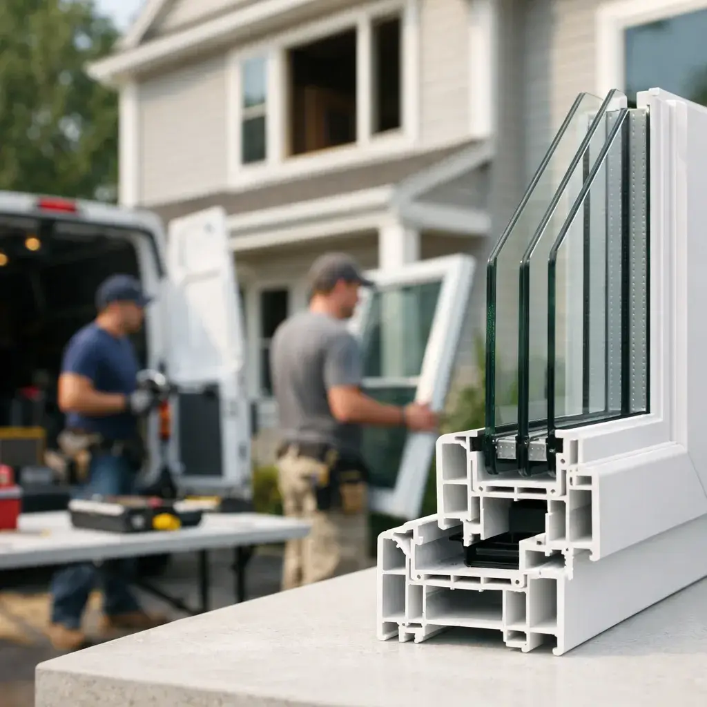 Timonium — window installation